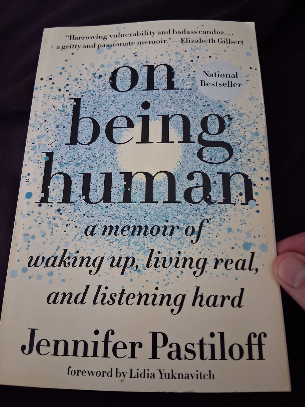 On Being Human by - Paperback Book (White & Blue)